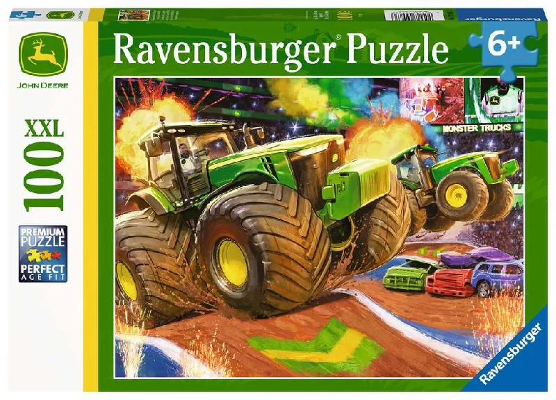 Interactive games John Deere Big Wheels 100 Piece Puzzle