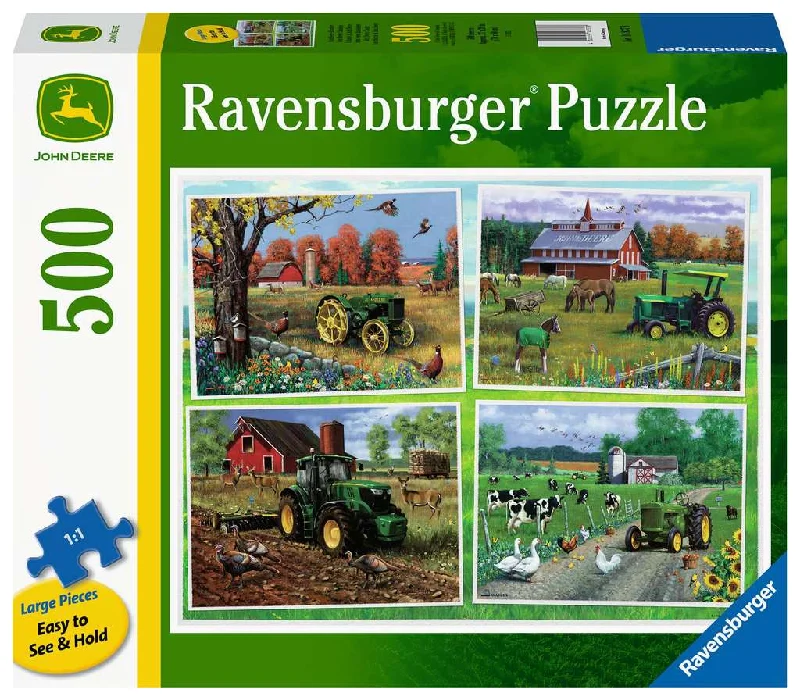 Engaging puzzlesJohn Deere Classic Large Format 500 Piece Puzzle