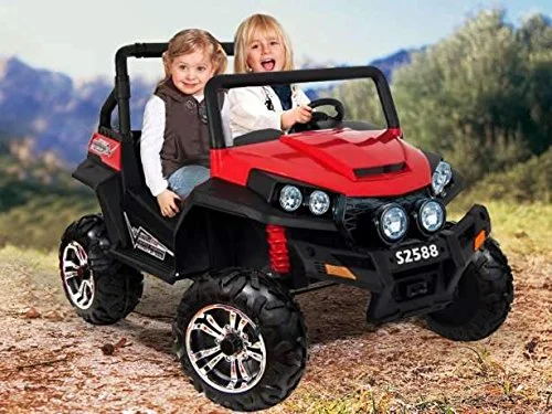 Enthusiastic toysKids Electric Ride On Car Dune Buggy 2 Seater 24V With Rubber Tyres
