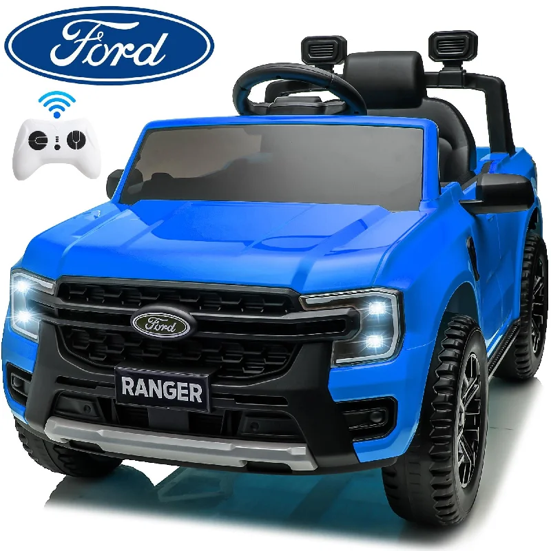Playful toys Kids Electric Ride On Car Ford Ranger Blue