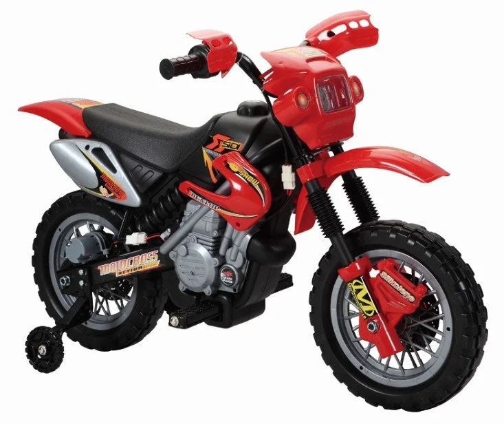 High-quality materials toys Kids Electric Ride On Car Kiddies Motorcross Bike - Red