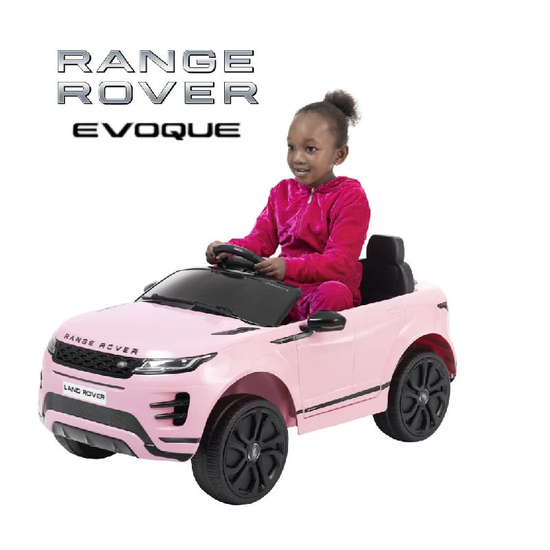 Realistic toy carsKids Electric Ride On Car Range Rover Evoque Coupè Pink