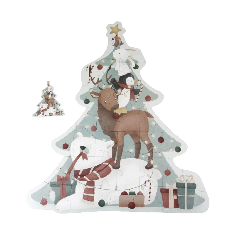 Challenging puzzles Little Dutch XL Christmas Puzzle