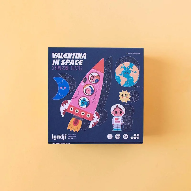 Thought-provoking puzzles Londji: 5 Reversible Puzzles - Valentina In Space