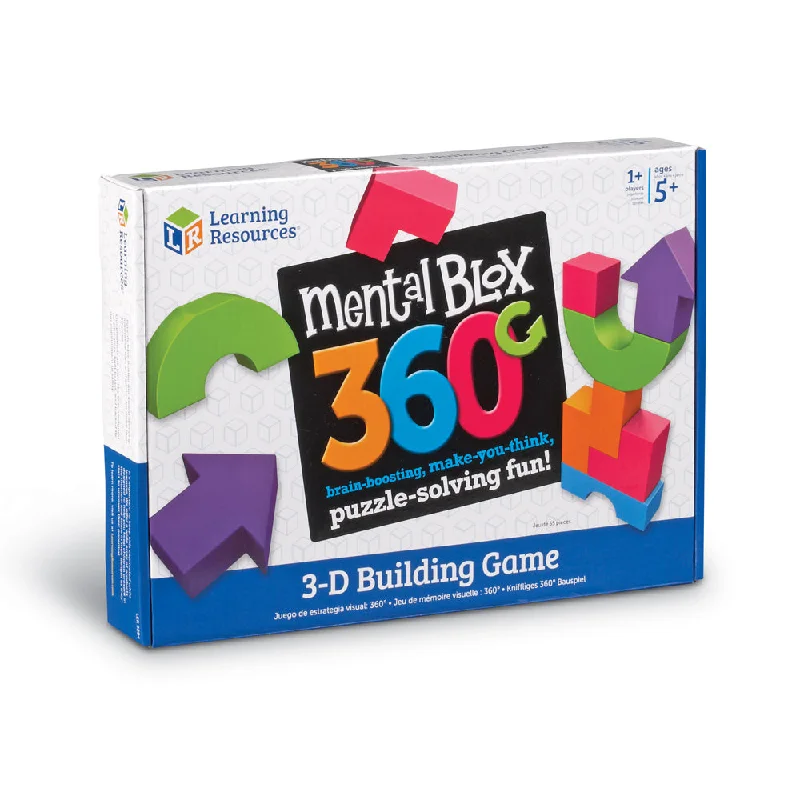 Relaxing games Learning Resources Mental Blox 360 - 3-D Puzzle Game - Educational Building Set