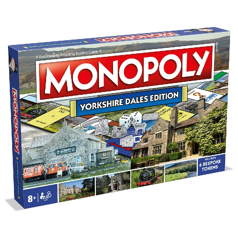 Time-consuming puzzles Monopoly Board Game Yorkshire Dales Edition