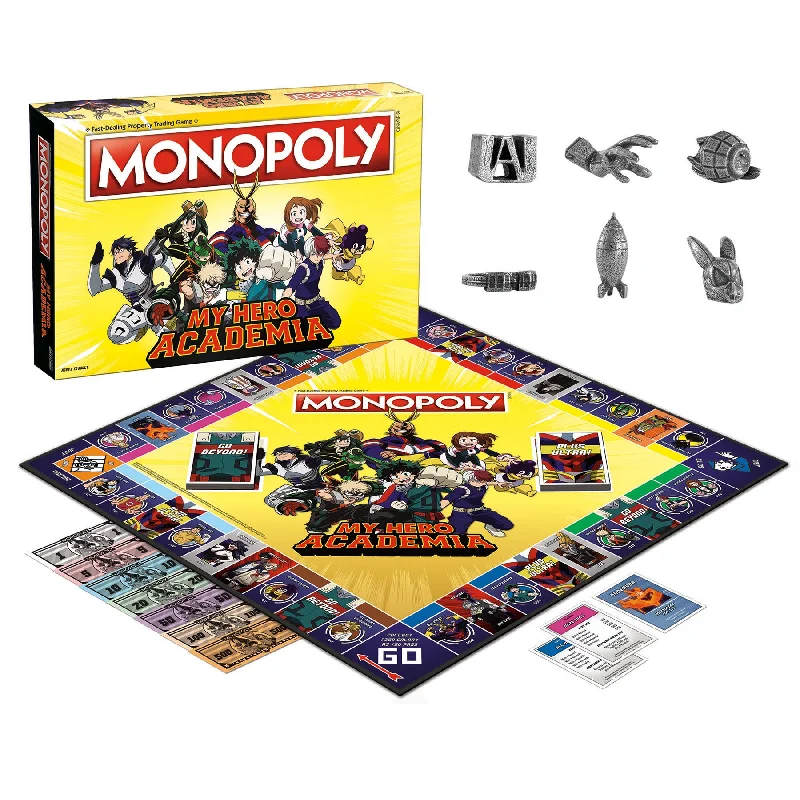 Logical puzzles My Hero Academia Monopoly Board Game