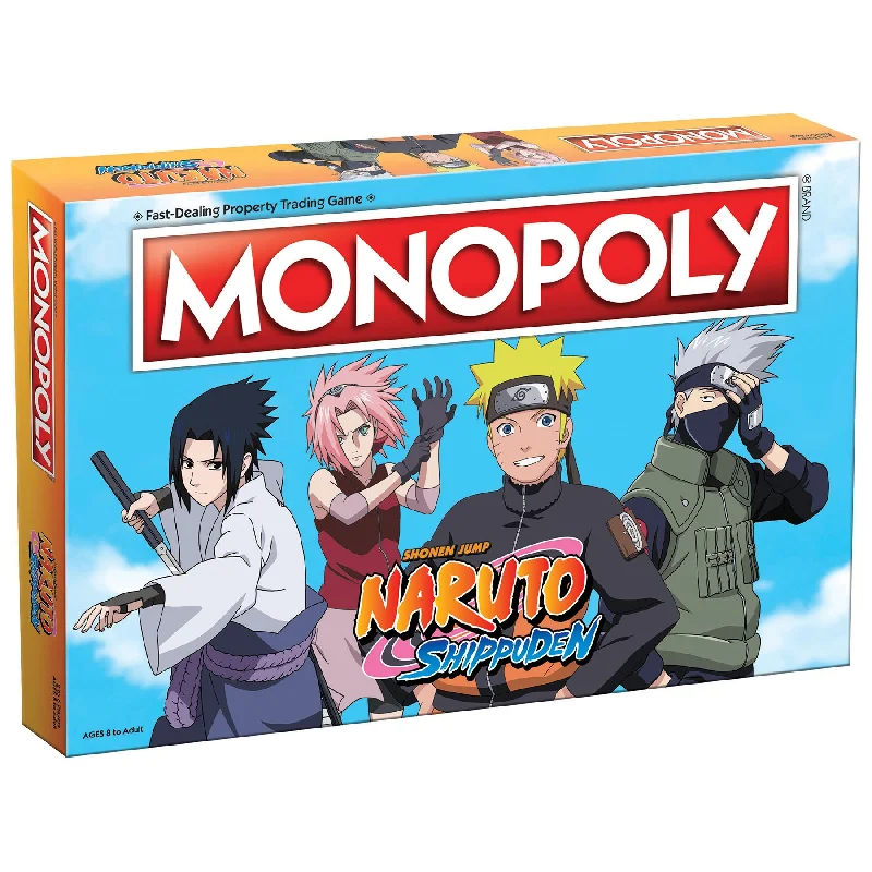 Educational games Naruto Shippuden Monopoly Board Game