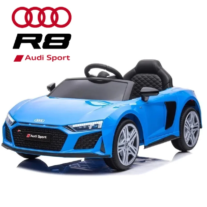 Realistic toy carsNEW 2022 Audi R8 Blue - Kids Electric Ride On Car