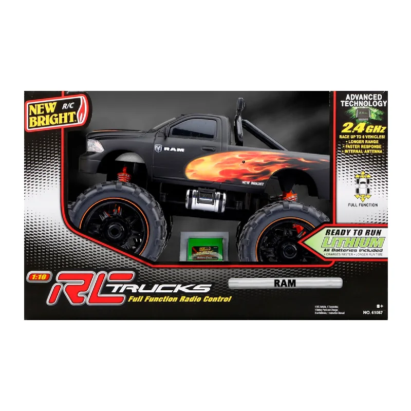 Fun toy carsNew Bright - RC 1:10 Truck RAM 61087