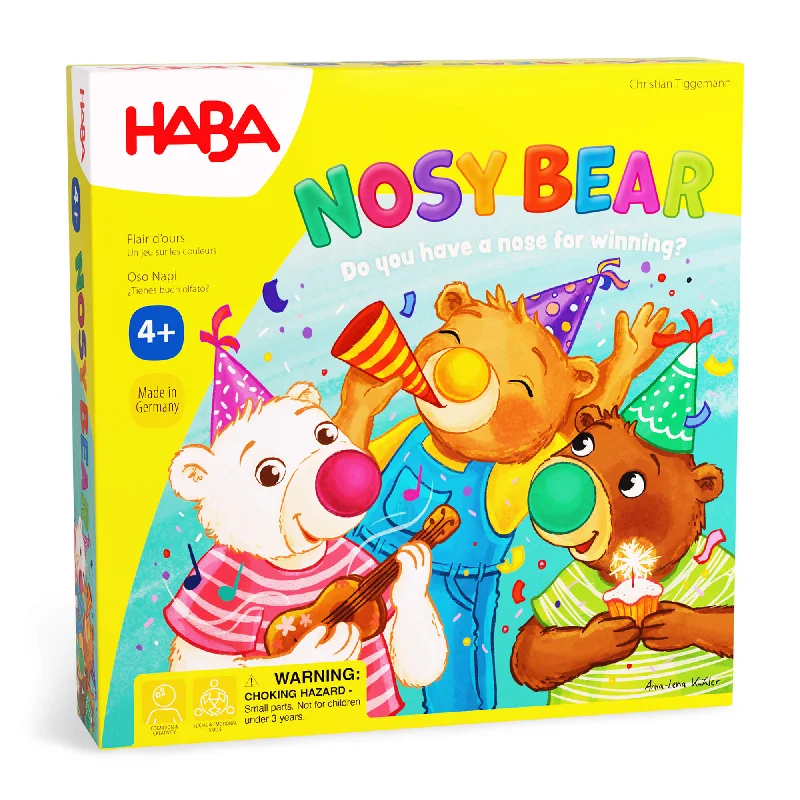 Exciting gamesNosy Bear Party Game