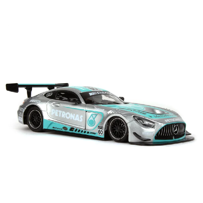 High-quality materials toys NSR 0360SW Mercedes AMG GT3 EVO Petronas No. 60, Silver