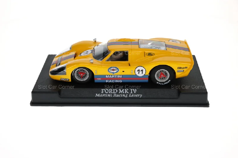 High-quality toy cars NSR 0411SW GT40 MKIV Martini Racing Yellow No. 11
