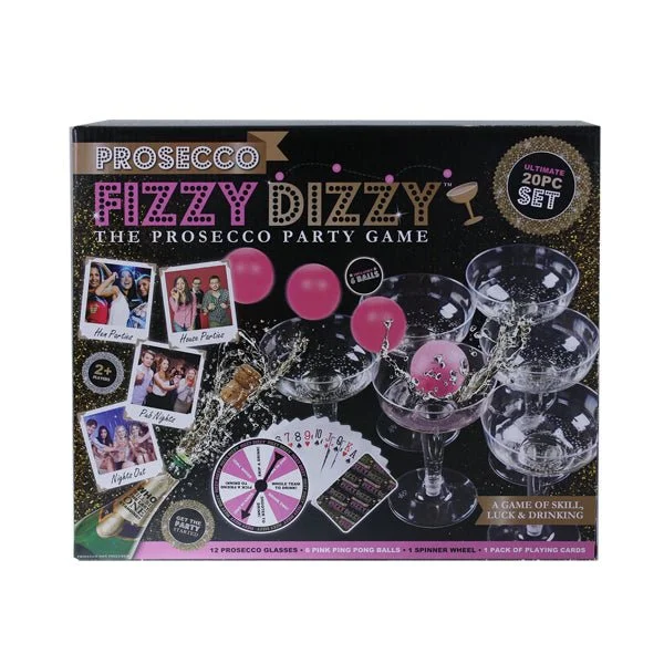 Thought-provoking puzzles Prosecco Fizzy Dizzy Party Game