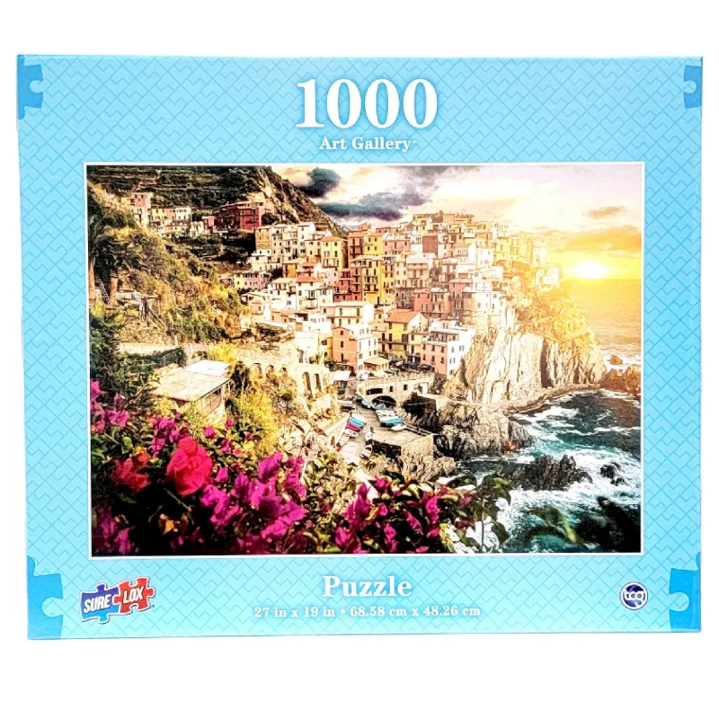 Relaxing games Puzzle Puzzle 1000 PCS Manarola At Sunset  1000 PCS