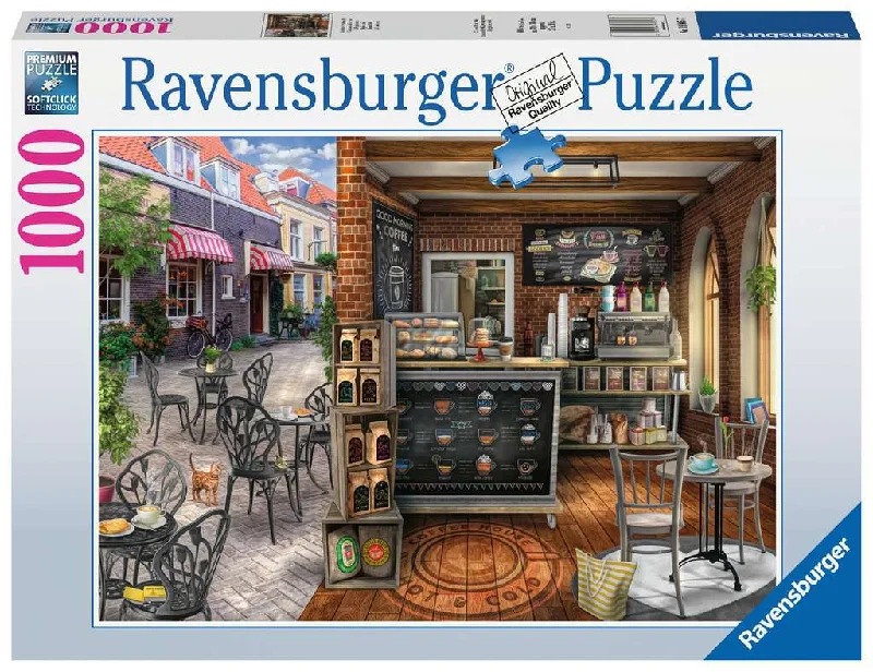 Logical puzzles Quaint Cafe 1000 Piece Puzzle