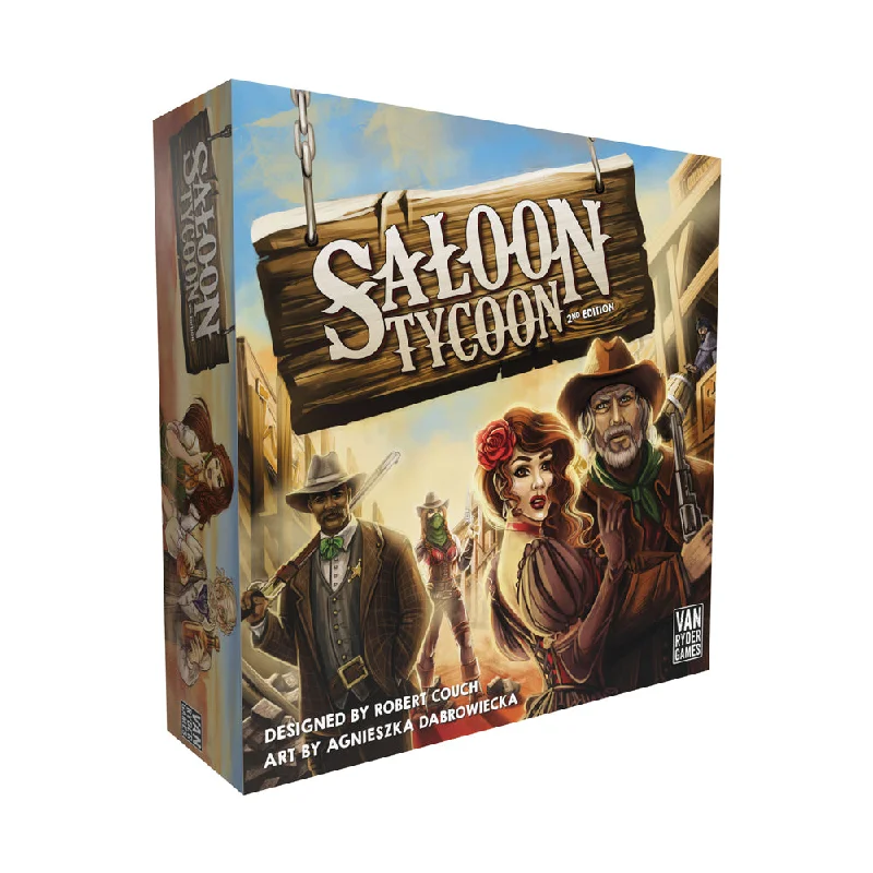 Entertaining games Saloon Tycoon 2nd Edition Strategy Board Game