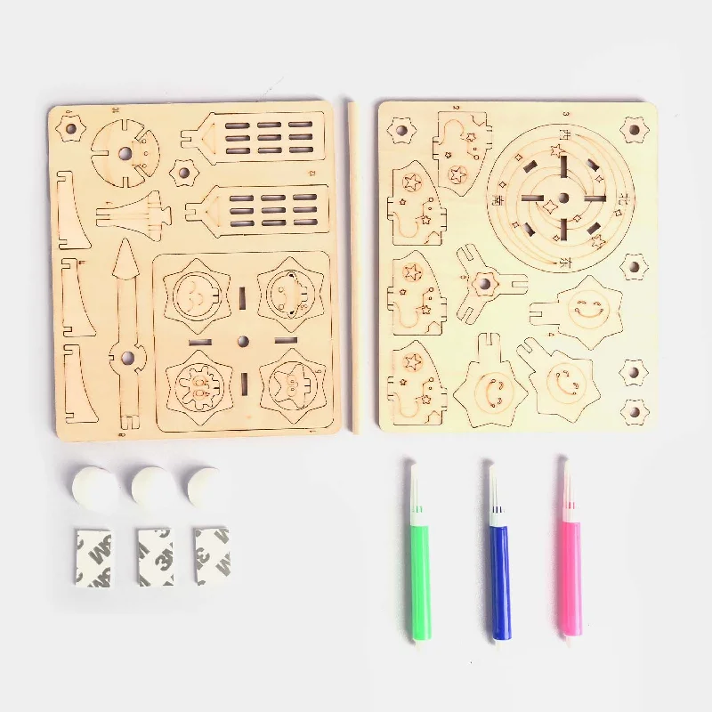Age-appropriate puzzles Scientific Discovery Wooden Toy