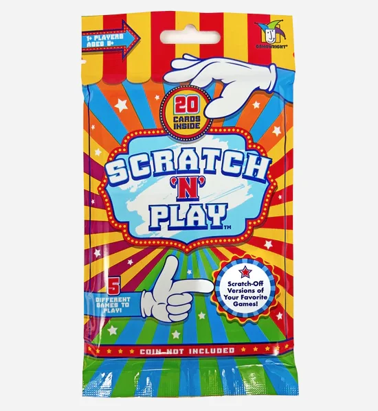 Competitive games Scratch N Play Cards