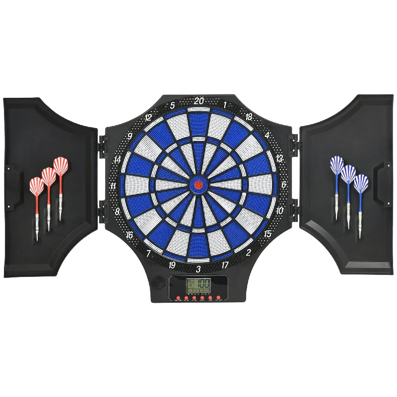 Thought-provoking puzzles SPORTNOW Electronic Dartboard 31 Games, Lcd Scoring For 8 Players