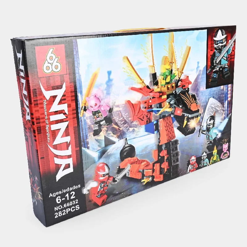 Exciting gamesSuper Action Heroes Block Set Ninja "282PCs" For Kids