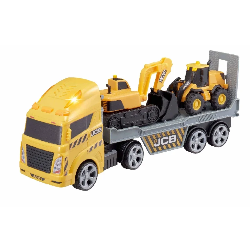 High-quality materials toys Teamsterz JCB L&S Construction Transporter