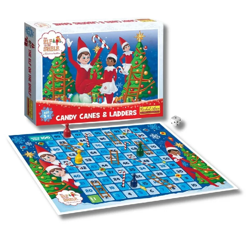 Educational games The Elf on the Shelf® Candy Canes and Ladders Game