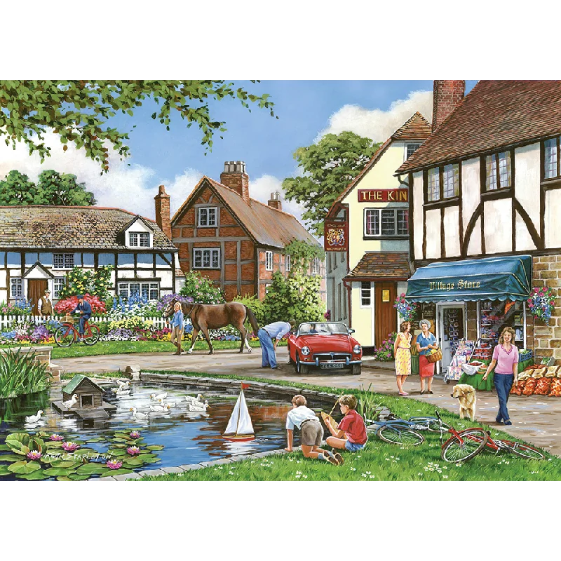 Innovative gamesThe House of Puzzles A Busy Day, 1000 Piece Jigsaw Puzzle
