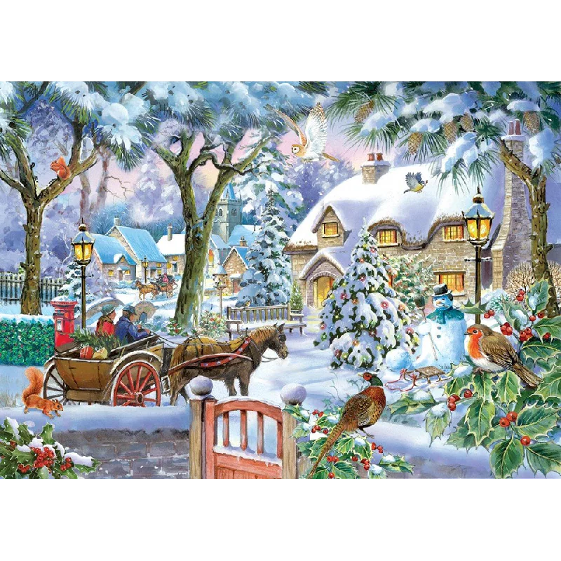 Challenging puzzles The House of Puzzles Almost Home, Big 500 Piece Jigsaw Puzzle