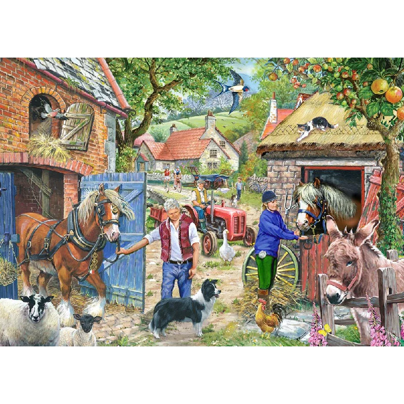 Educational games The House of Puzzles Appletree Lane, 1000 Piece Jigsaw Puzzle