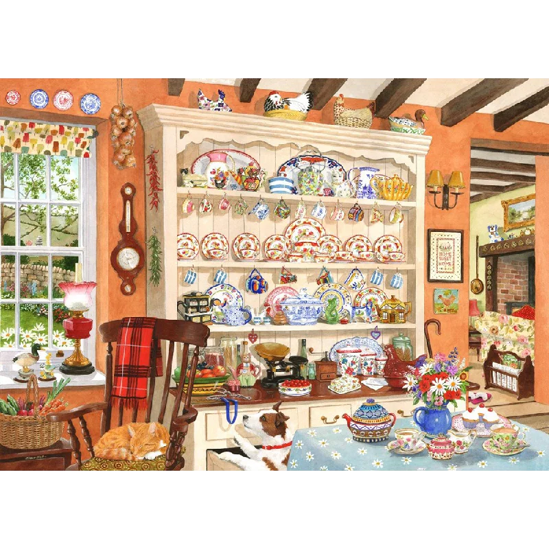 Engaging puzzlesThe House of Puzzles Aunt Daisy's Dresser, 1000 Piece Jigsaw Puzzle