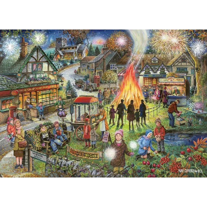 Multi-level puzzles The House of Puzzles Autumn Green, 1000 Piece Jigsaw Puzzle