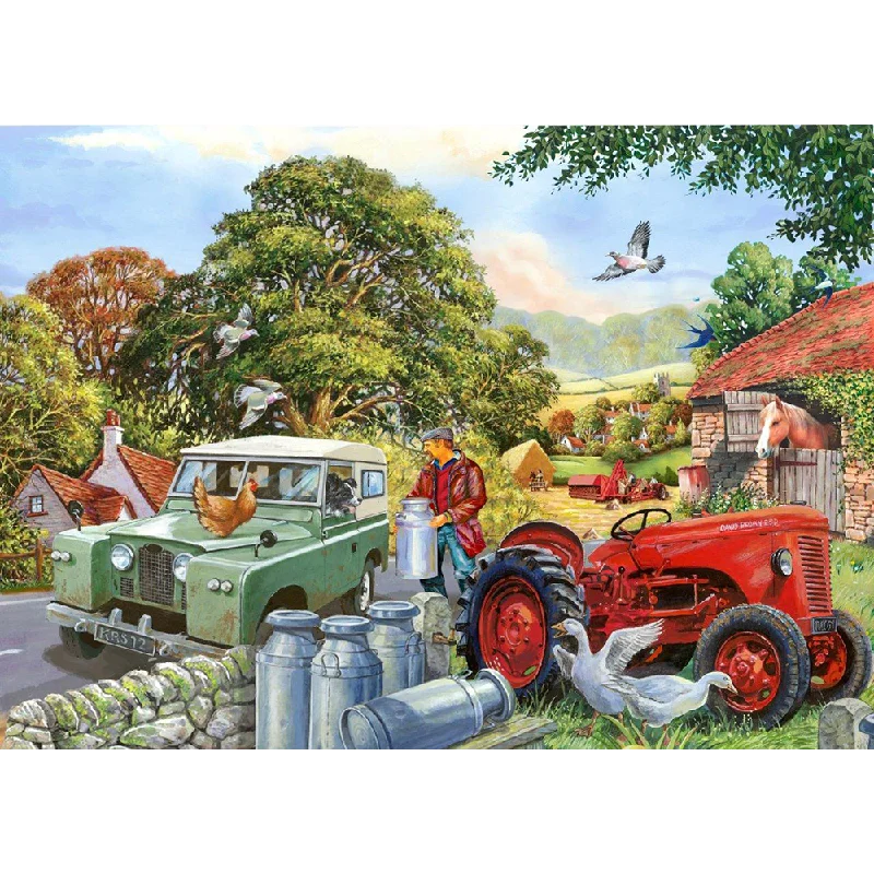 Innovative gamesThe House of Puzzles Bob & His Dog, Big 500 Piece Jigsaw Puzzle