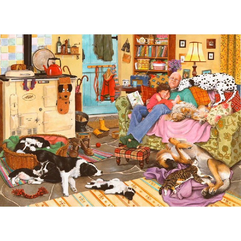 Logical puzzles The House of Puzzles Dog Tired, 1000 Piece Jigsaw Puzzle