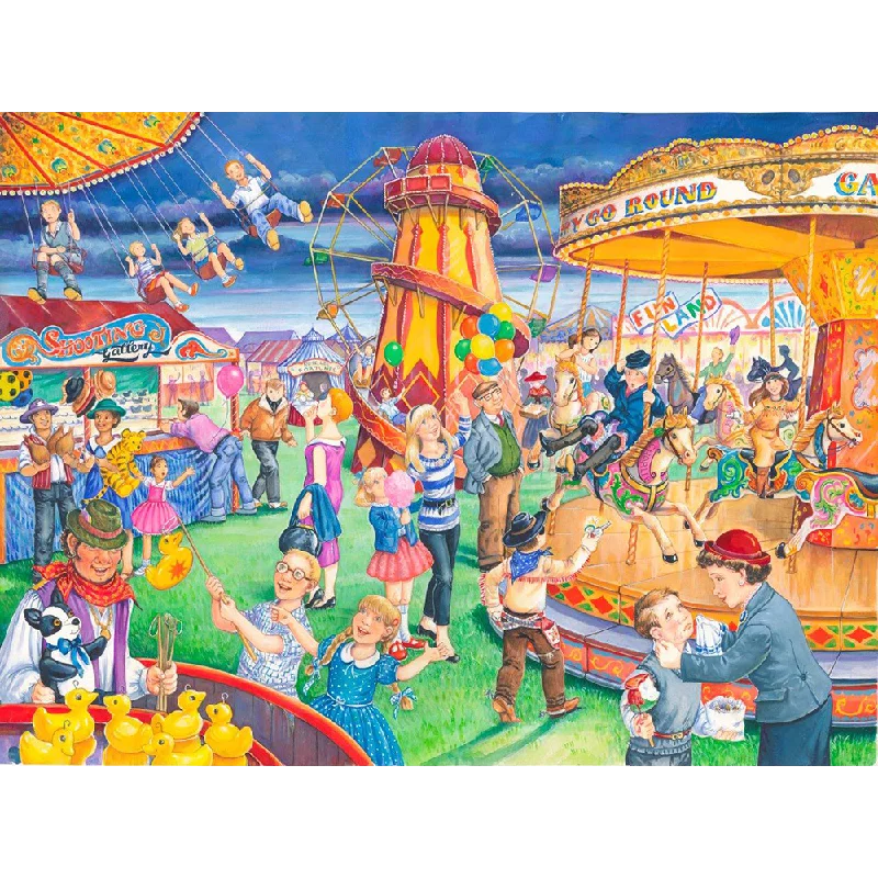 Educational games The House of Puzzles Fairground Rides, Big 250 Piece Jigsaw Puzzle