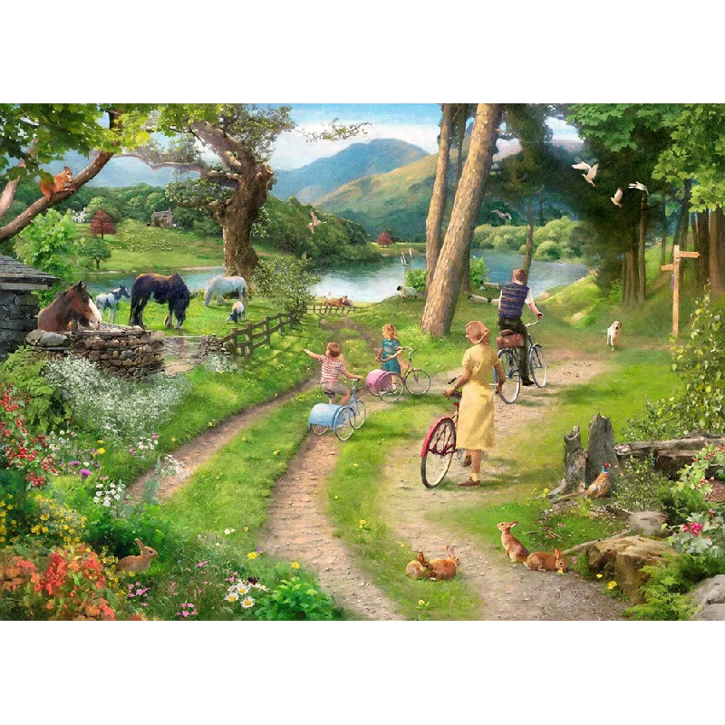 Relaxing games The House of Puzzles Family Day Out, Big 250 Piece Jigsaw Puzzle