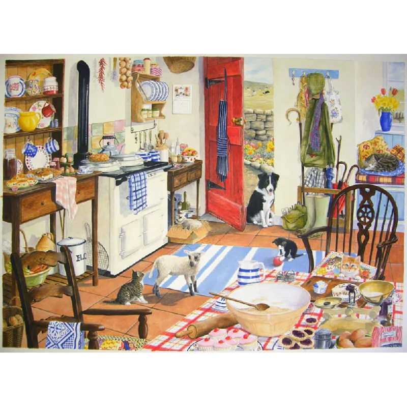 Logical puzzles The House of Puzzles Farmhouse Kitchen, 1000 Piece Jigsaw Puzzle