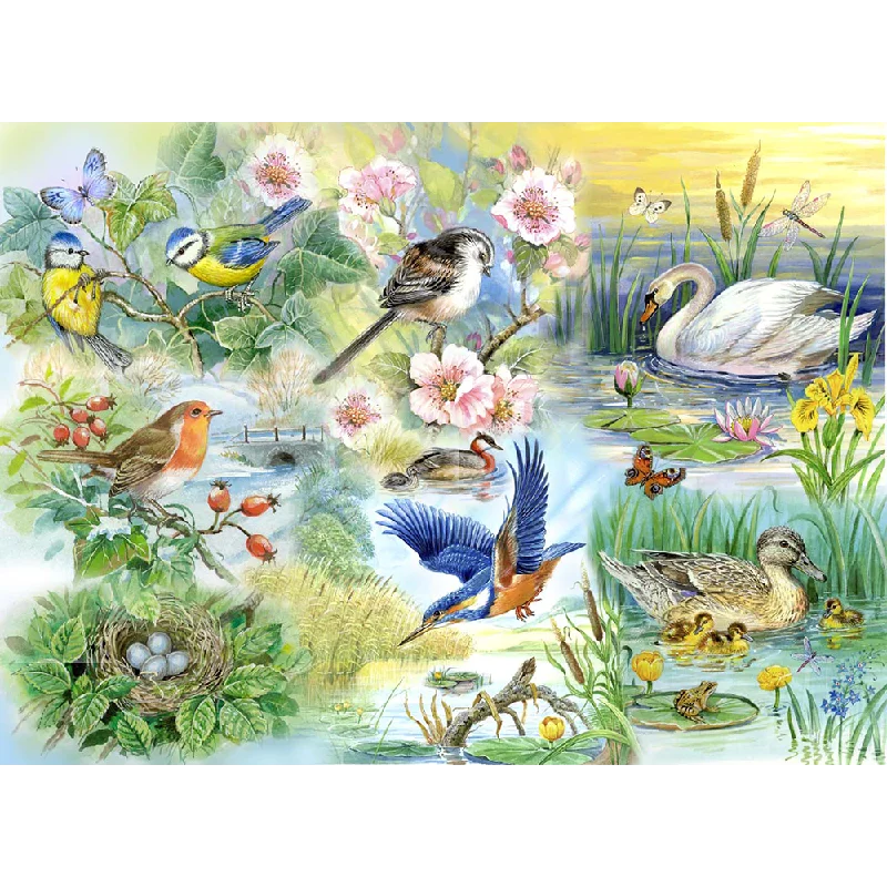 Time-consuming puzzles The House of Puzzles Feathered Friends, Big 250 Piece Jigsaw Puzzle Time-consuming puzzles The House of Puzzles Feathered Friends, Big 250 Piece Jigsaw Puzzle