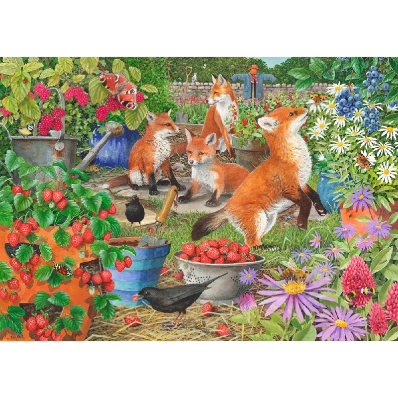 Fast-paced games The House of Puzzles Foxy Ladies, 1000 Piece Jigsaw Puzzle