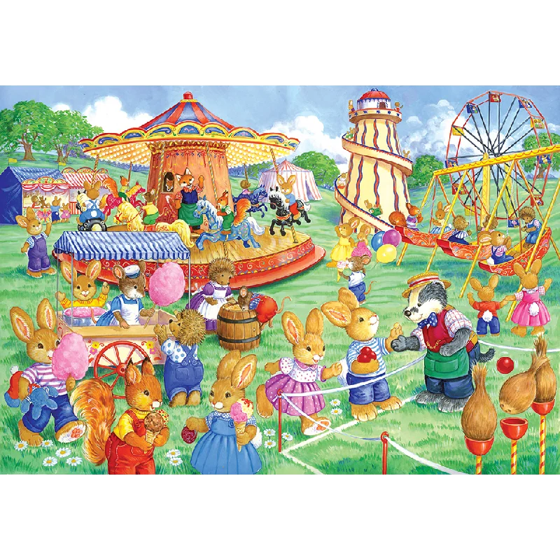 Strategic puzzles The House of Puzzles Funfair Games, 80 Piece Jigsaw Puzzle