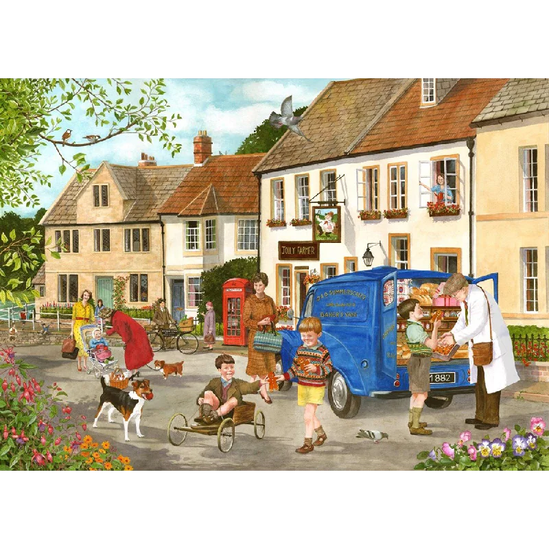 Intricate puzzles The House of Puzzles Gingerbread Boys, Big 500 Piece Jigsaw Puzzle