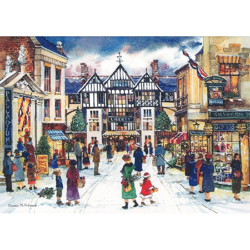 Multi-level puzzles The House of Puzzles Going To Town, 500 Piece Jigsaw Puzzle