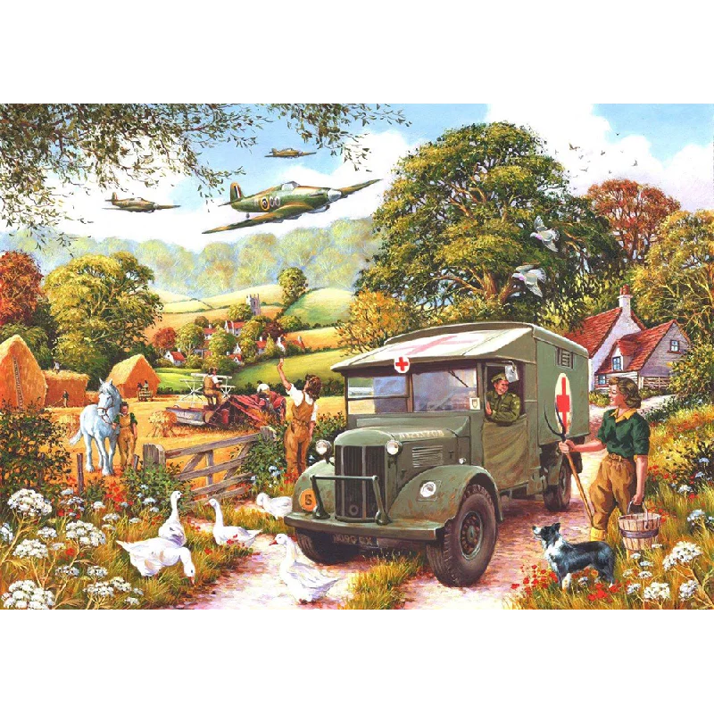 Engaging puzzlesThe House of Puzzles Land Girls, 1000 Piece Jigsaw Puzzle