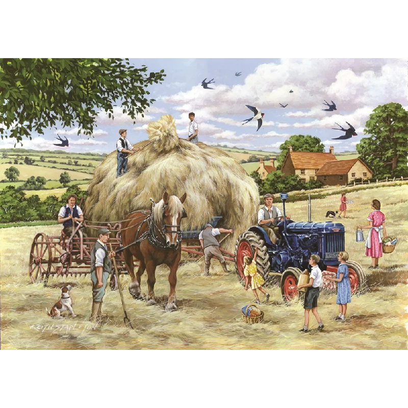 Thought-provoking puzzles The House of Puzzles Making Hay, Big 500 Piece Jigsaw Puzzle