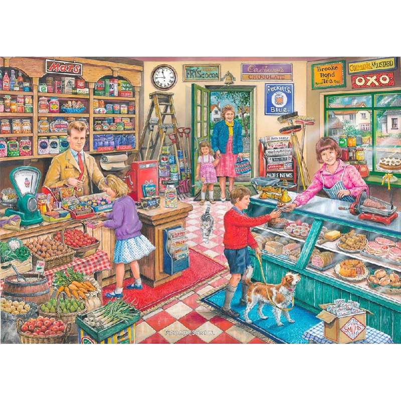 Entertaining games The House of Puzzles No.11 - General Store, 1000 Piece Jigsaw Puzzle