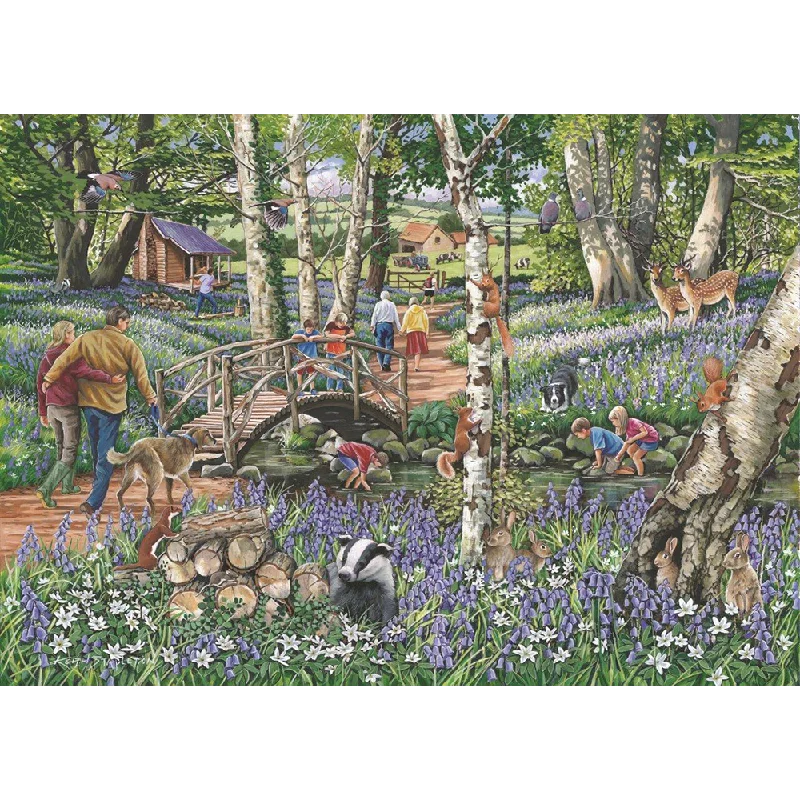 Casual games The House of Puzzles No.18 - Walk In The Woods, 1000 Piece Jigsaw Puzzle