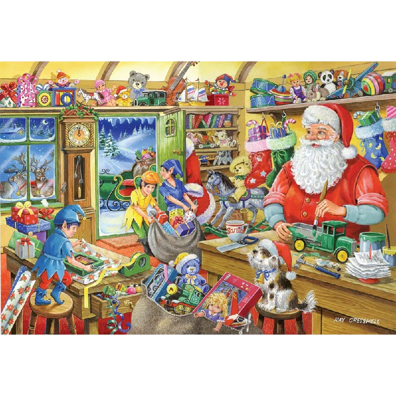 Casual games The House of Puzzles No.5 - Santa's Workshop, 500 Piece Jigsaw Puzzle