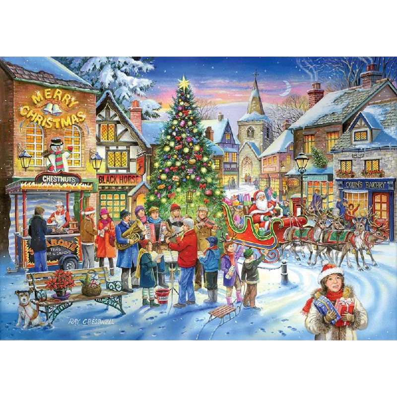 Multi-level puzzles The House of Puzzles No.6 - Christmas Shopping, 500 Piece Jigsaw Puzzle