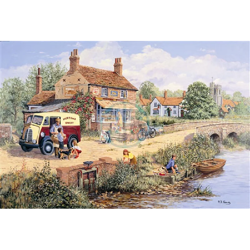 Engaging puzzlesThe House of Puzzles Penny Buns, 1000 Piece Jigsaw Puzzle