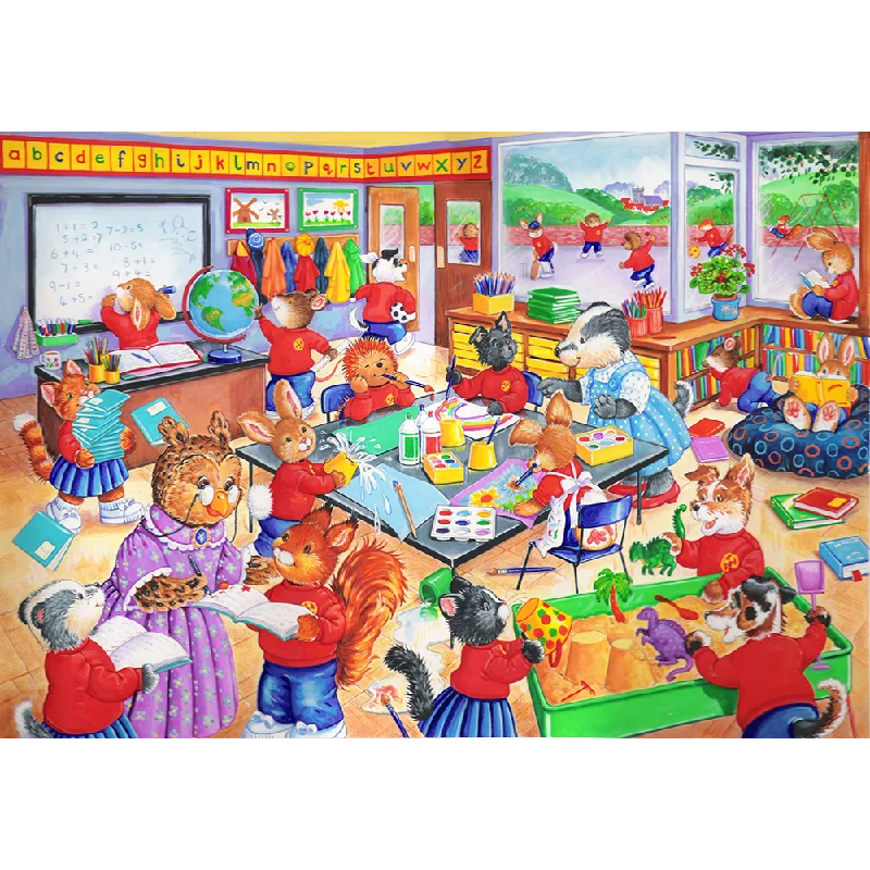 Casual games The House of Puzzles School Days, 80 Piece Jigsaw Puzzle